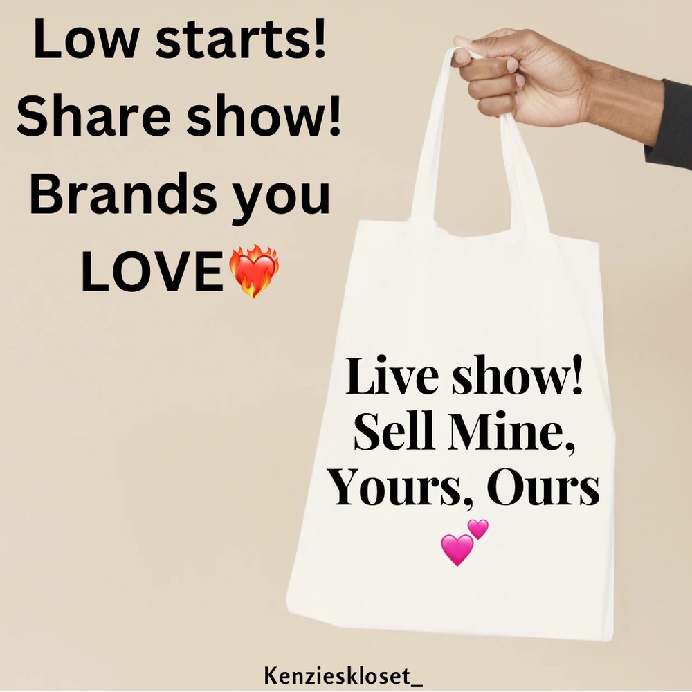 JOIN THE FAM!! Like this Listing to be notified when I go live!🍓🎉😍💞